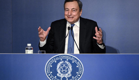 Year-end conference by Italian PM Draghi